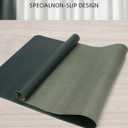 Leather Desk Pad Protector - 48" x 17" Non-Slip PU Leather Large Mouse Pad, Waterproof Desk Blotter Mat for Office and Home (Dark Green)
