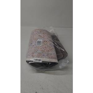 Collive Kitchen Mats for Floor 2PCS, Cushioned Anti Fatigue Mat Waterproof Kitchens Sink Rug Non Slip, Pink/Blue Floral Rugs Comfort Standing Mat for Laundry, Desk, Bar, Office (17.3"x47"+17.3"x29")