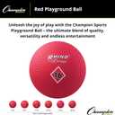Champion Sports Playground Ball Durable High-Bounce Ball, Sizes 5", 6", 7", 10", 13" & 16" for Gym, Recess & Play