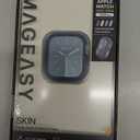 MAGEASY Protective Case for 40mm Apple Watch SE3, 41mm Apple Watch Series 9, 8, 7 | Shockproof Silicone Bumper, Skin - Storm Blue