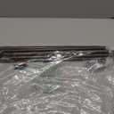 5/8 Diameter Bronze Curtain Rods 30-90 Inch, for 30-84 Inch Windows, Adjustable Splicing Antique Bronze Curtain Rods for Windows with Brackets, Window Rod Long Small Dark Brown Curtains Rod