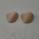 Hercicy 1 Pair Cotton Breast Forms Light Sponge Boobs Mastectomy Breast Cancer Support Bra for Women D/E Cup