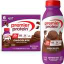 Premier Protein Shake, Chocolate, 30g Protein, No Added Sugar, 24 Vitamins & Minerals to Support Immune Health, 11.5 fl oz, 6 Pack BB Date: 11/3/2025