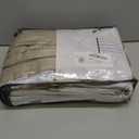 Blackout Pinch Pleated Living Room Curtains 84 Inches Long 2 Panels Set, Memory Trained Oak Taupe Dual Layer Thick Linen Thermal Sound Dampening Neutral Windows Drapes for Dining Room 7 FT Length