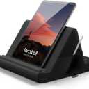 Lamicall Tablet Pillow Holder Stand - Tablet Pillow Soft Pad Dock for Lap, Bed and Desk with Pocket & 4 Viewing Angles, for 2022 iPad Pro 11, 12.9, Air, Mini, Kindle, 4-13" Phone and Tablet, Black