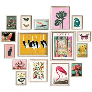 97 Decor LARGE11x14 Eclectic Wall Art Prints - Large Maximalist Wall Decor, Colorful Home Decor Funky Prints For Wall Decor Aesthetic, Trendy Gallery Wall Pictures Artsy Room Decor For Bedroom (Unframed)