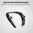 Monster Boomerang Petite Neckband Bluetooth Speakers, Neck Speaker with 15H Playtime, aptX High Fidelity 3D Stereo Sound, Low Latency, Built-in Mic, IPX5 Waterproof Wearable for Home Outdoor