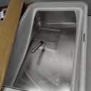 FURTIME Stainless Steel Litter Box with Lid, Enclosed Metal Cat Litter Box, Size: X-large