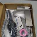 Bathroom Faucet Brushed Nickel Modern Waterfall Bathroom Sink Faucet with Single Handle Suitable for 1 or 3 Holes,Supply Deck Plate and Hose