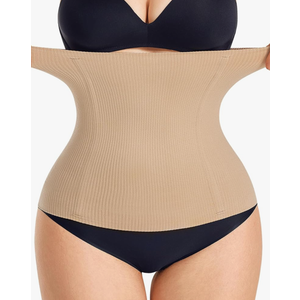 YERKOAD Waist Trainer for Women Corset Shapewear Tummy Control Faja Body Shaper Waist Cincher Postpartum Belly Band, Large