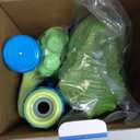 EagleStone Moving Dinosaur Shooting Toys for Kids 5-7, Electronic T-Rex Shoot Target Game with Mist Spray, LED Score, Roar & Light, 3-Pair Dino Target, Birthday Gifts for 5 6 7 8 9 Year Old Boys Girls