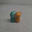 Tommee Tippee Insulated 9oz Sporty Spout Toddler Water Bottle, No Spill, Sippy Cups for Toddlers 1-3, Two-Piece Valve Helps Stop Spills, Light Blue & Orange, BPA Free, Pack of 2