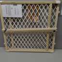 Toddleroo by North States - Diamond Mesh Wooden Baby Gate: Pressure Mounted Baby Gate for Doorways - Adjustable 26.5 to 42 Inches Wide - 23 Inches Tall