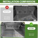 Cargo Liners for 2021-2026 Chevrolet Chevy Suburban/GMC Yukon XL Trunk Mat with 3rd Row Seat Back Cover Accessories, All Weather Rear Cargo Mat Backrest Protector(Only for XL,Not for Yukon)