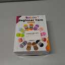 Beginners Crochet Yarn Set - 3x50g Snowy White, Chunky Thick Bulky Cotton Soft for Easy Stitches, Knitting & Crocheting