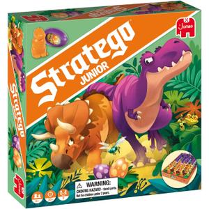 Jumbo, Stratego - Junior Dinos, Fun Junior Stratego Version, Strategy Board Game, 2 Players, Ages 4 Year Plus
