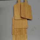 30 Pcs Cutting Boards with Handle 11" x 5" Wood Chopping Board Bulk Charcuterie Wooden Boards Laser Engraving Serving Tray Bulk for DIY Christmas Wedding Housewarming Gift Cooking Decor (Bamboo)