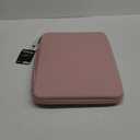 DOMISO Laptop Hard Case 15-16 inch Waterproof Shockproof Hard Shell Laptop Sleeve with Handle & Storage Pocket, Compatible with MacBook, HP, Dell,Pink