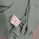 Dokotoo Women's Tops Fall Tops for Women 2025 Casual V Neck Long Sleeve Lace Trim Shirts with Smocked Cuffs Business Casual Outfits for Women Smoke Green, Medium