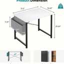OLIXIS Small Computer Desk, 31 Inch Gaming Desks for Home Office
