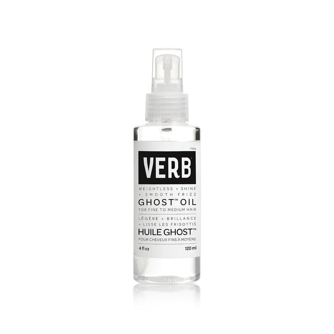 VERB Ghost Oil - Weightless Hair Oil for Fine to Medium Hair  Smooths Frizz, Adds Shine  Sulfate, Paraben and Gluten Free (4 Fl Oz (Pack of 1))