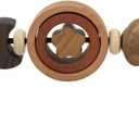 iGRATENS Baby Bjorn Bouncer Toy Bar - Toy Bar for Baby Bouncer Soft & Bliss, Easy to Attach and Remove, 360Rotating Natural Wooden Toys, Exciting Design for Curious Babies, Circular Natural Wood
