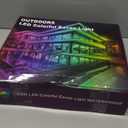 XINKAITE 300FT Permanent Outdoor Lights with 150 LEDs - Smart RGB+IC with 16 Million Colors, IP67 Waterproof, App & Remote Control, Hundreds of Modes for Holidays, Christmas & Home(2 Rolls 150FT)