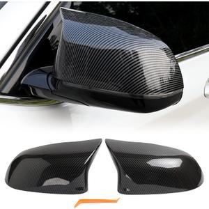 Side Mirror CapsCarbon Fiber Rearview Compatible with 2014-2018 X3 F25 X4 F26 X5 F15 X6 F16