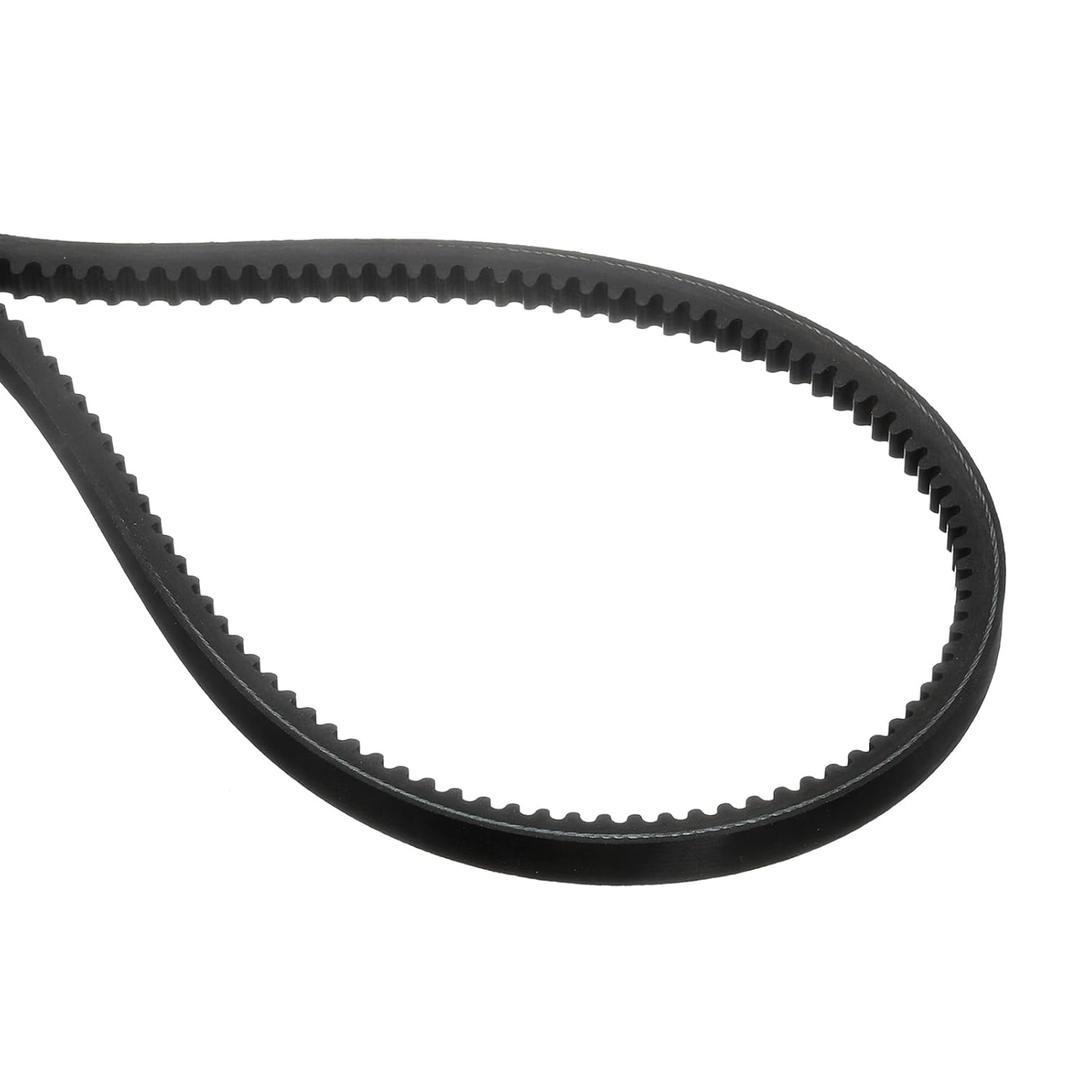 Uxcell AX49 EPDM V-Belt, Raw Edge Cogged Industrial Rubber V Belt 1/2" Width x 49" Inside Circumference