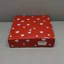 Valentines Day Decorations 22 Inch Valentine's Day Wreath Pink Flower Wreaths for Front Door with Red Tulip Pink Forsythia Flowers for Valentine Wedding Anniversary and Holiday Decorations