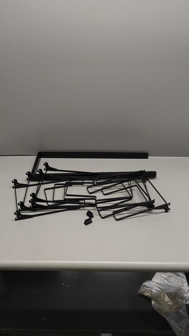 Metal Stand 21" x 8" and 8 stands ( Black )