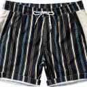 JOTOOK Men's Casual Drawstring Corduroy Shorts Elastic Waist Summer Shorts with Pocket (X-Large)