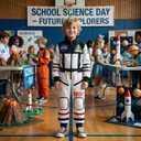 Gomukot Direct Kids Astronaut Costume NASA Space Jumpsuit for Halloween Boys Girls Pretend Role Play Dress Up (3-4 Years)