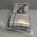 Kumdita' Center Console Dog Car Seat & Carrier for Small Dogs & Cats  Portable Booster with Sewn-in Leash, Machine Washable, Fits Most Vehicles (Classic Beige Check) (Medium)