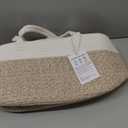 Diaper Caddy Organizer, Empty Gift Basket for Newborn Essentials, Baby Storage Basket, Stylish Gift Bag for Baby Shower, Boys and Girls  Small, White and Beige Brown (Small - 14.2"L x 8.7"W x 7.1"H)