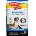 Glad for Pets XL Heavy Duty Activated Carbon Puppy Essentials Training Pads  Zero Odor, Ultra Absorbent Pads for Puppy Potty Training, Indoor Dog Potty, Pee Pads for Dogs, 24" x 24", 30 Count