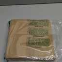 Dicunoy Set of 5 Enamel Plates, 9.5" Unbreakable Enamelware Dinner Serving Platter Trays, Retro White Round Shallow Bowls with Blue Rim for Pasta, Salad, Camping, Outdoor, Picnic, BBQ