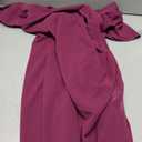 Machico 2026 Women's Sexy V Neck Ruffle Sleeve Faux Wrap Ruched Bodycon Sheath Cocktail Party Work Dress (Purple, M)
