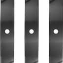 ACEBRI High Lift Blades 60 '' Fit for John Deere TCU15881, M128485, M131958, M144196, M163983 737 757 797 1025r 1023e Ztrak Z915E Z994R Z955R Z955R Z965M EZtrak Z665, Mower Blades 3Pack