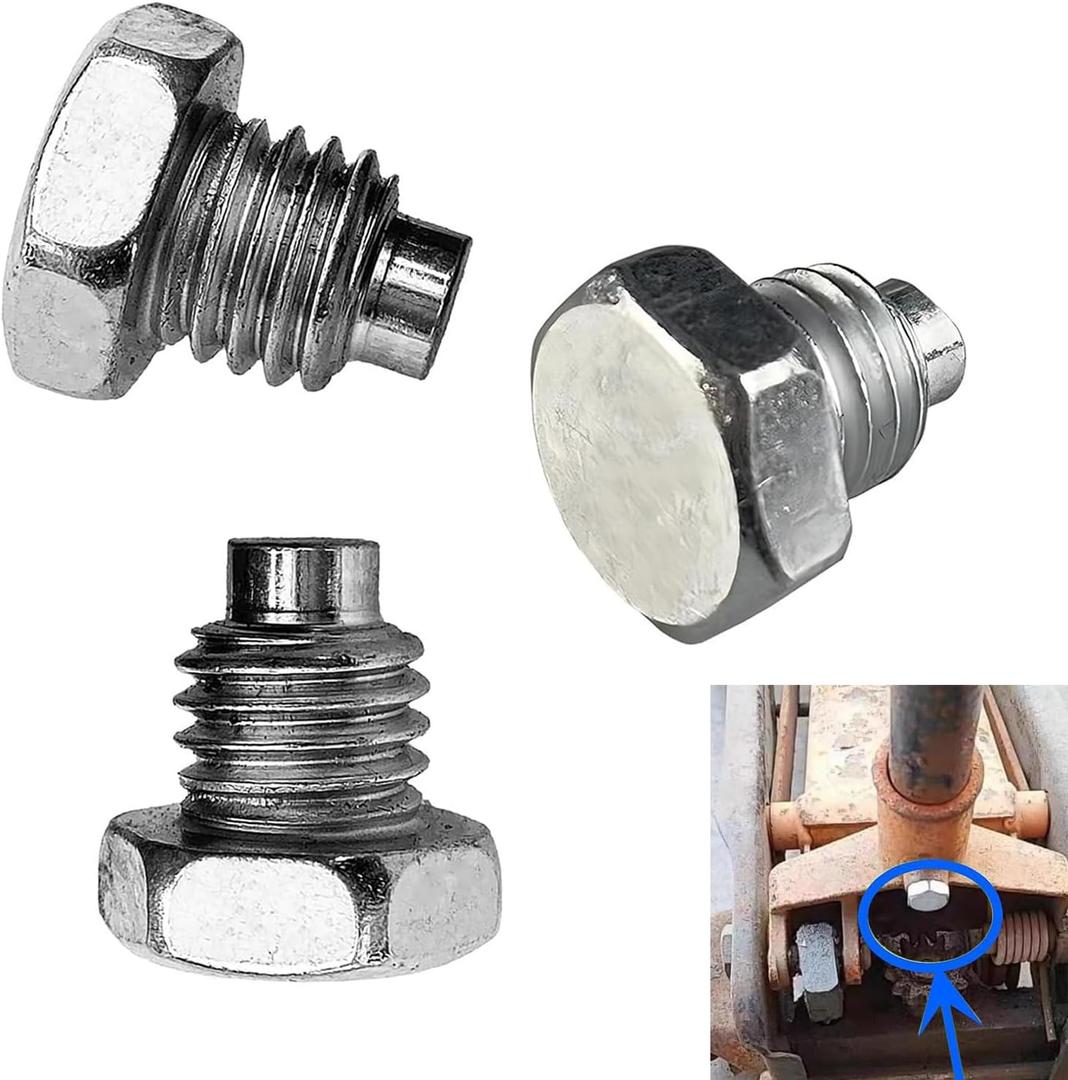 Eratus 3 PCS Floor Jack Handle Screw, 3 Ton 4 Ton Horizontal Floor Jack Pressure Rod Fixed Screw, Rust-Proof Bolt Repair Accessories, Universal for Most Cars Trucks (Silver)