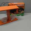 Beslands Oriole Feeders for Outdoor Hanging, 2 Jelly Cups Bird Feeder, Large Capacity with Orange Pegs All in One, Recycled HDPE, Supports Fruit Nectar Seed for Orioles, Baltimore Oriole