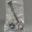 10 Pcs Cabinet Door Restraint Cabinet Hinge Limiter 8 Inch Door Opening Angle Protector Cabinets Doors Cable with Mounting Screws for Limit Doors Swing