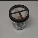 SheeChung Mason Jar Toothbrush Holders, Glass Toothbrush Holders for Bathroom, Bathroom Essentials, Mason Jar Bathroom Accessories Set, Bathroom Countertop Organizer-Oil Rubbed Bronze (1 Pack)