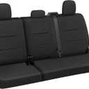 SAPUBK Custom-Fit Rear Seat Covers Replace for 2015-2025 Ford F150 and 2017-2025 F250 F350 F450 40/60 Split Seat, Premium Neoprene Composite Soft Foam Lining Airmesh Breathable Seat Cover
