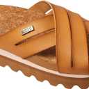 REEF Cushion Bloom Hi Women's Platform Fashion Sandal, Vegan Leather X Strap, Arch Support and Heel Cupping 8