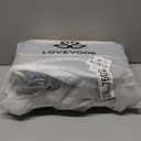 LOVEVOOK 50L Travel Backpack for Women&Men,TSA Carry on Backpack for Airplanes with 3 Packing Cubes,Personal Item Bag Fit 17" Laptop, Waterproof Essentials Airline Approved Luggage (Black-white-brown)