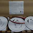 Kidde Smoke and Carbon Monoxide Detector, Hardwired with 10-Year Battery Backup, LED Status Lights, Interconnected, 85 dB Alarm, 5 inches, 30CUA10, 3 Pack