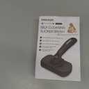 Swihauk Self Cleaning Slicker Brush for Dogs & Cats - Skin Friendly Deshedding and Grooming Brush for Haired Pets, Pet Supplies Accessory, Black