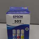 EPSON 502 EcoTank Ink Ultra-high Capacity Bottle Color Combo Pack Works with ET-2750, ET-2760, ET-2850, ET-3750, ET-3760, ET-3850, ET-4850, and other select EcoTank models