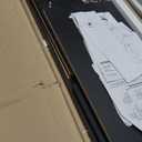 Homes: Inside + Out Apexa 6-Cube Storage Organizer Shelves, Stackable Wood Bookcase Fits Cubby Bins for Organization, Dorm Teen Room Decor & Home Office, Black